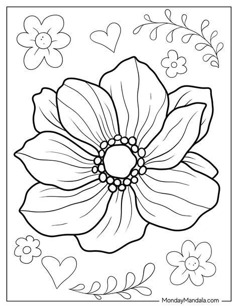 Free Printable Flower Coloring Pages