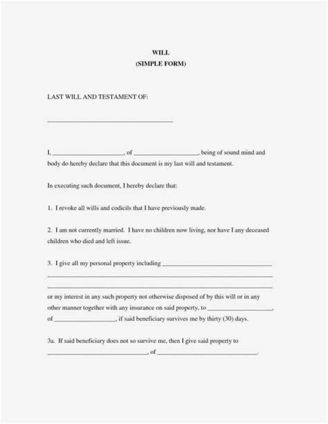 Free Printable Forms For Living Wills