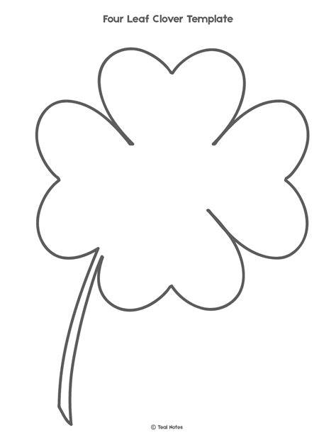 Free Printable Four Leaf Clover
