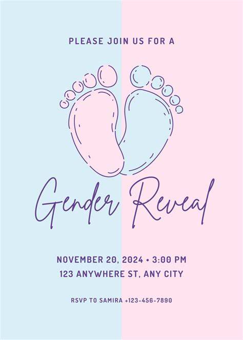 Free Printable Gender Reveal