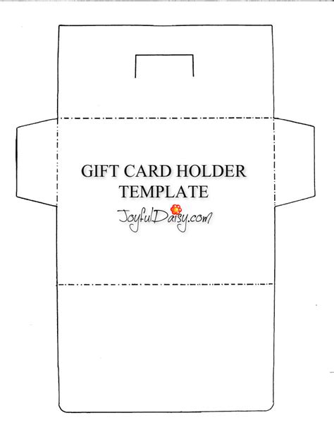 Free Printable Gift Card Holder