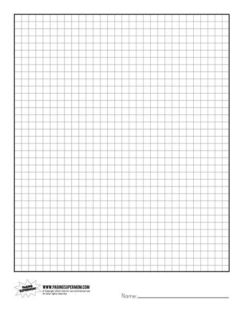 Free Printable Graphing Paper