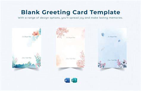 Free Printable Greeting Card Template
