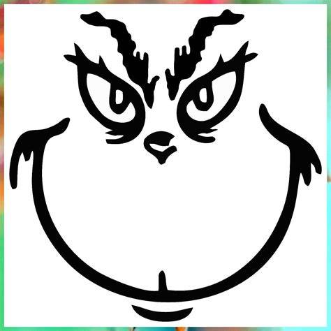 Free Printable Grinch Face