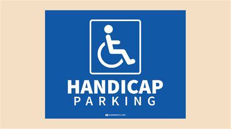 Free Printable Handicap Sign