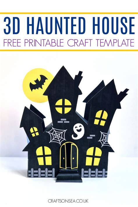 Free Printable Haunted House Template