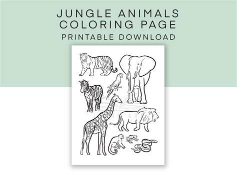 Free Printable Jungle Animals