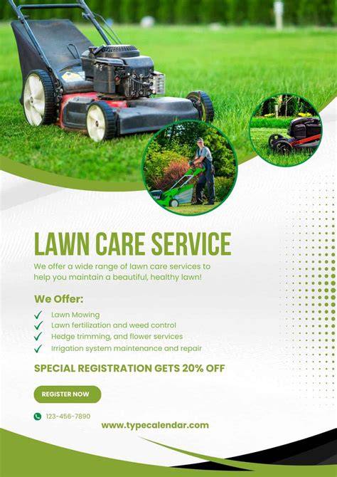 Free Printable Lawn Care Flyers