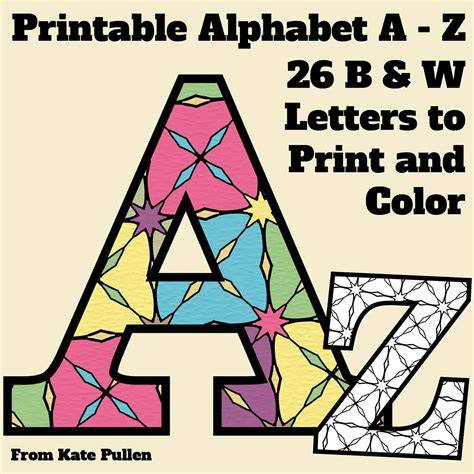 Free Printable Letters A To Z