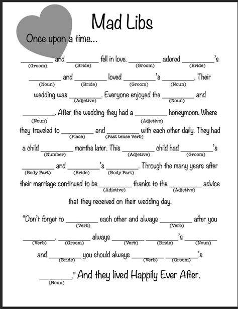 Free Printable Mad Libs For Adults