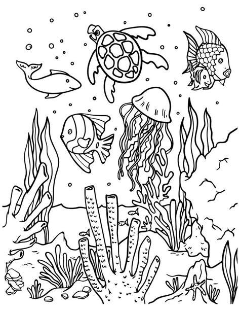 Free Printable Marine Life Coloring Pages