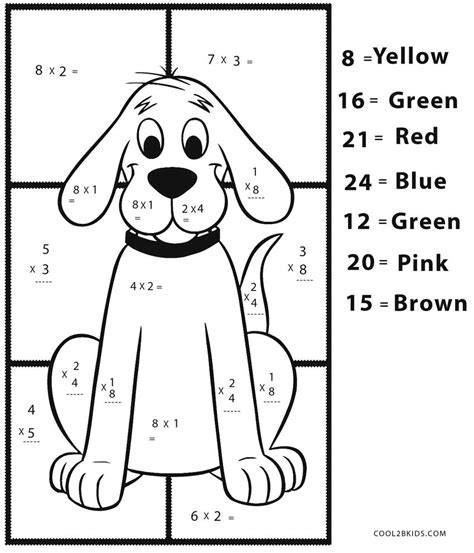 Free Printable Math Coloring Pages