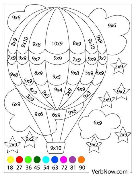 Free Printable Math Coloring Worksheets