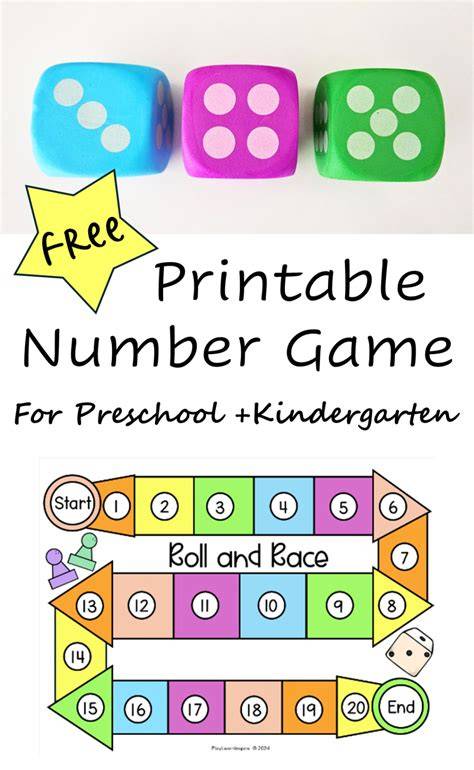 Free Printable Math Games For Kindergarten