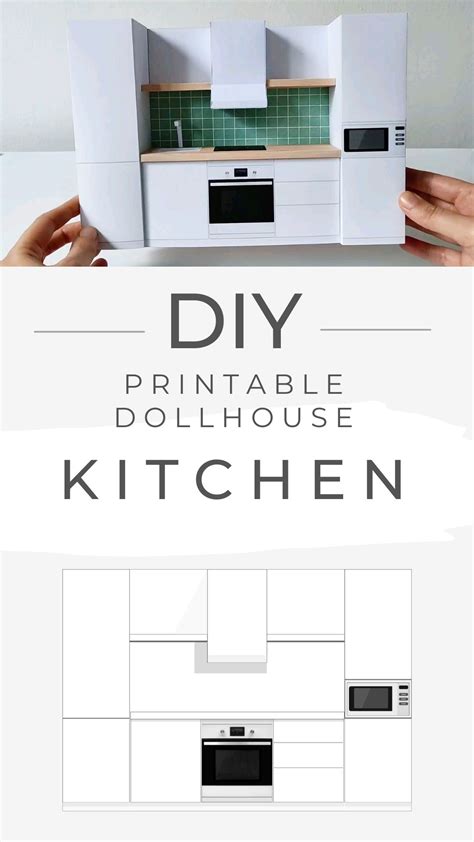 Free Printable Miniature Kitchen Printables