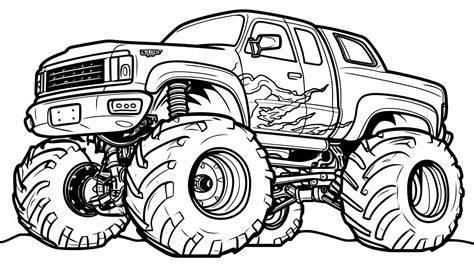 Free Printable Monster Truck Coloring Pages