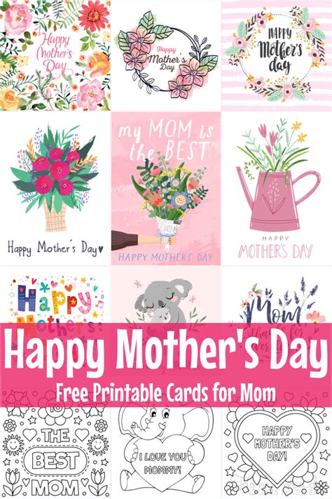 Free Printable Mothers Day Cards