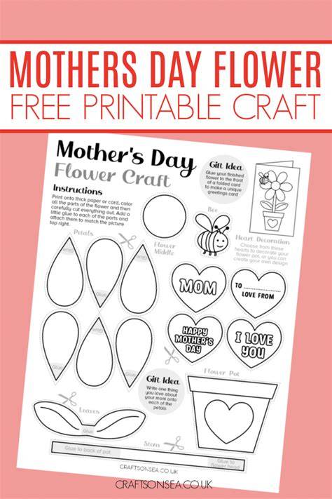 Free Printable Mothers Day Crafts