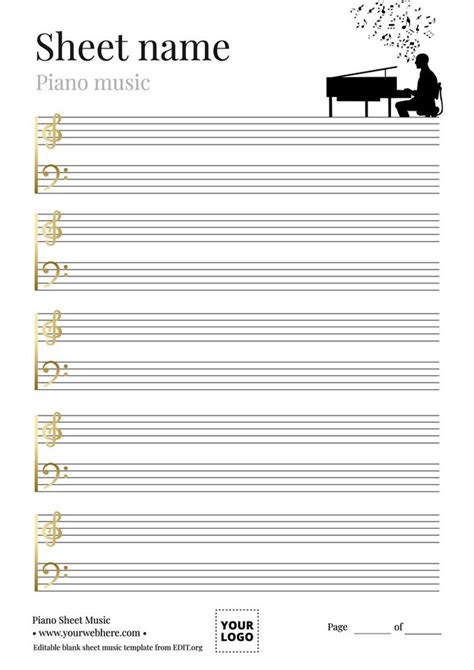 Free Printable Music Sheet