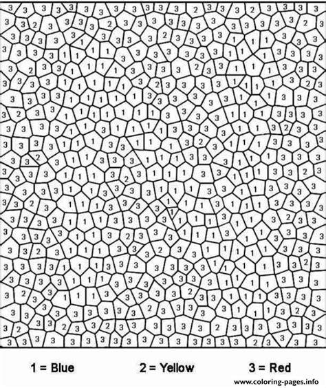 Free Printable Mystery Color By Number