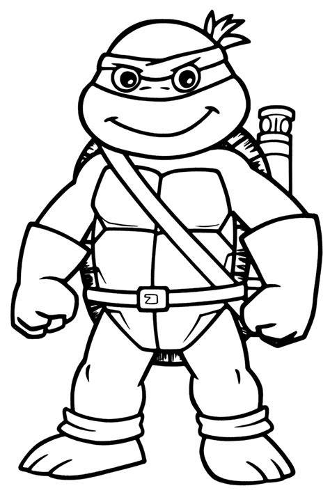 Free Printable Ninja Turtle Coloring Pages