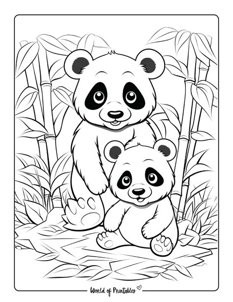 Free Printable Panda Coloring Pages