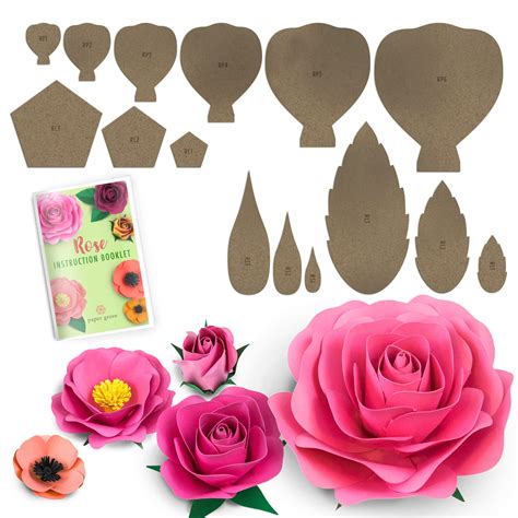 Free Printable Paper Flower Templates