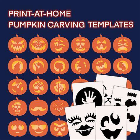 Free Printable Pumpkin Carving Templates