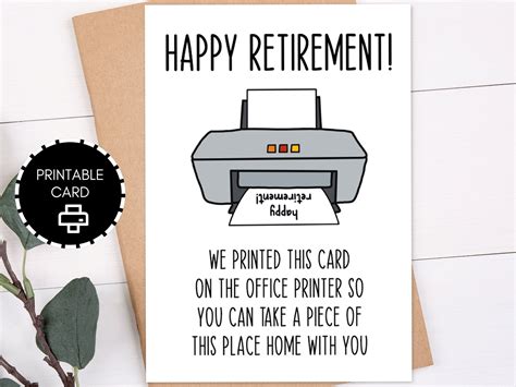 Free Printable Retirement Cards