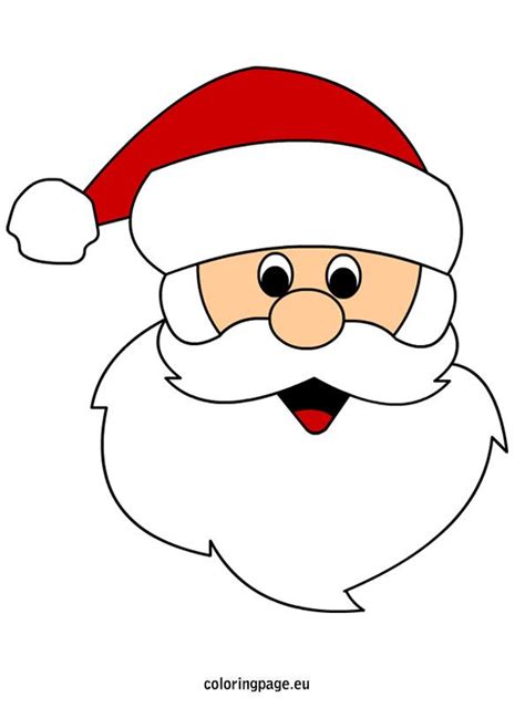 Free Printable Santa Face