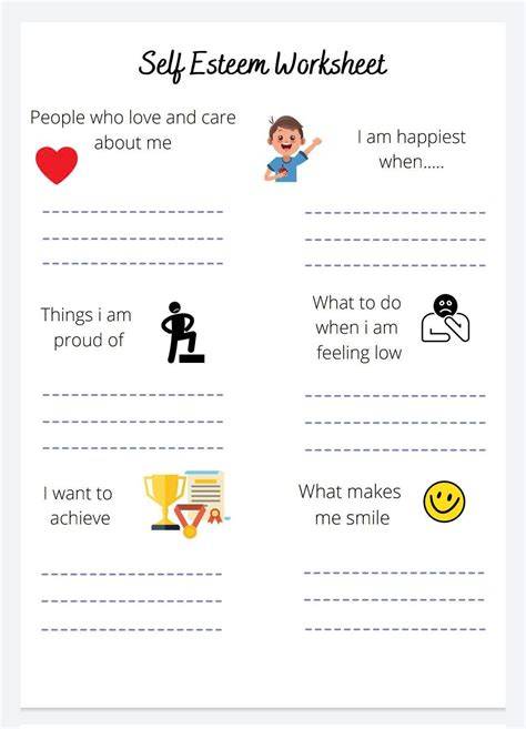 Free Printable Self Care Worksheets