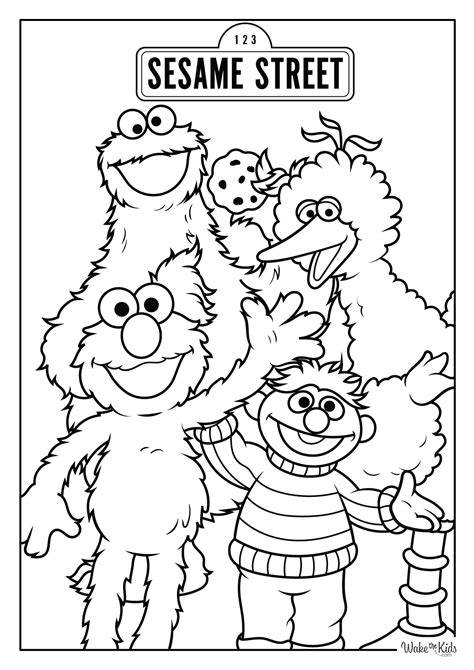 Free Printable Sesame Street Coloring Pages