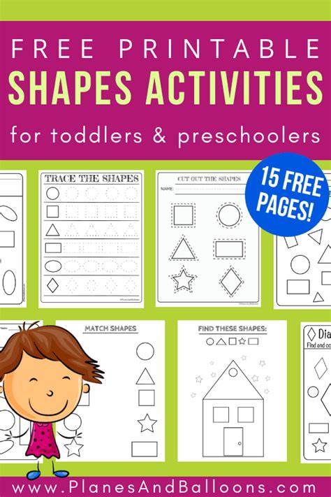 Free Printable Shapes Worksheets