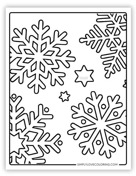 Free Printable Snowflakes Coloring Pages