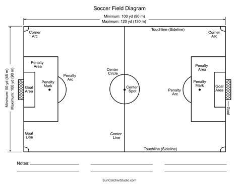 Free Printable Soccer Field