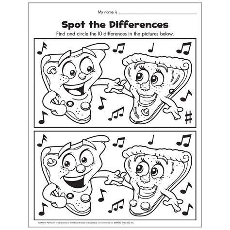 Free Printable Spot The Difference