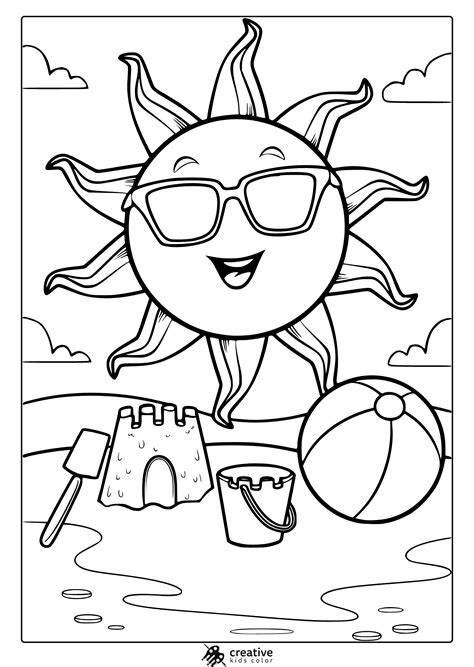 Free Printable Summer Coloring Sheets
