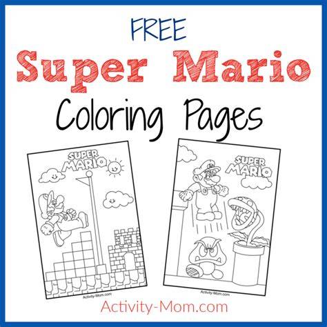 Free Printable Super Mario