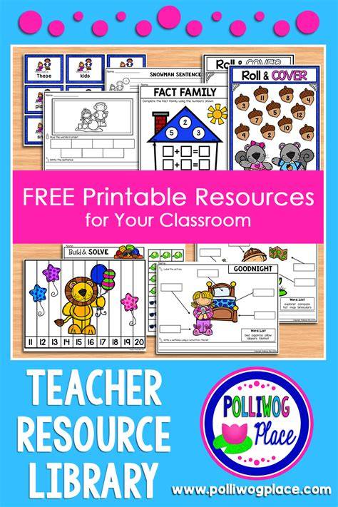 Free Printable Teaching Resources