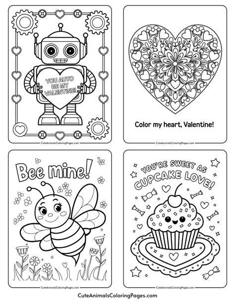 Free Printable Valentine Cards To Color