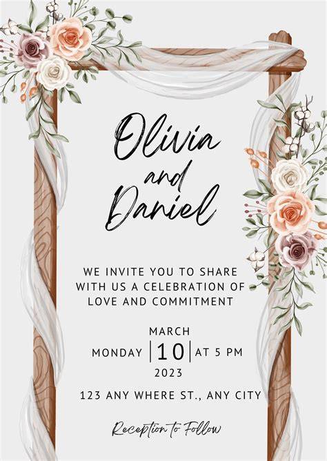 Free Printable Wedding Invites