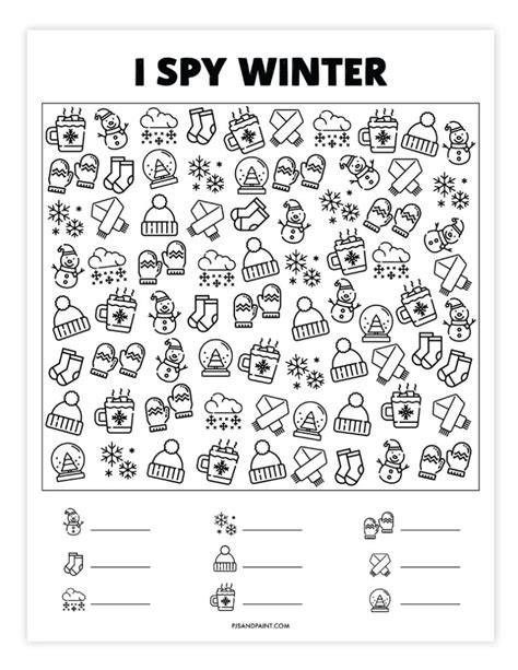 Free Printable Winter Worksheets