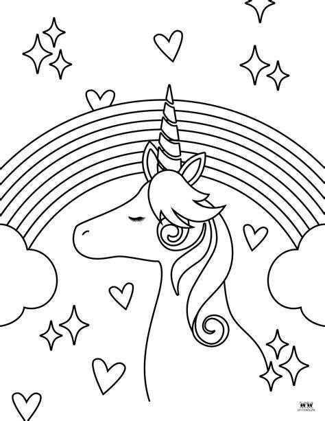 Free Rainbow Coloring Page
