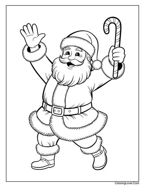Free Santa Pictures To Color