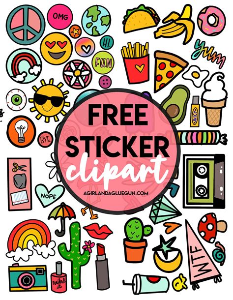 Free Sticker Printables