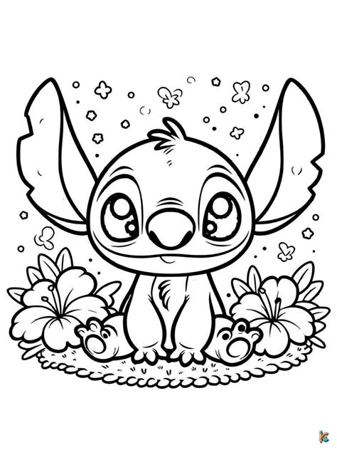 Free Stitch Coloring Pages