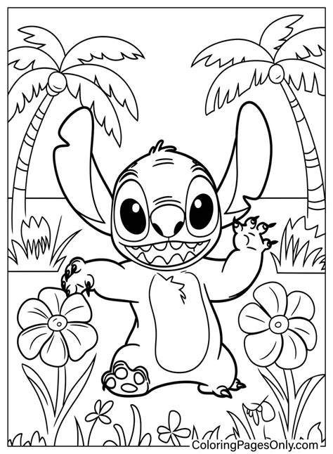 Free Stitch Colouring Pages