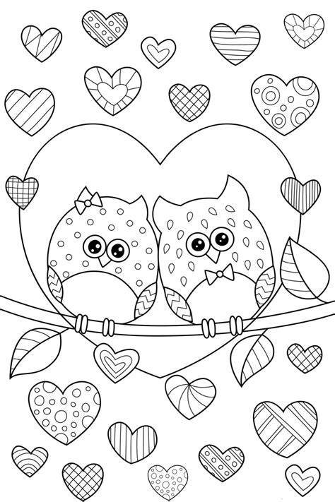 Free Valentine Printable Coloring Pages