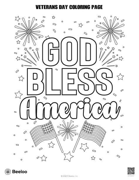 Free Veterans Day Coloring Pages Printable