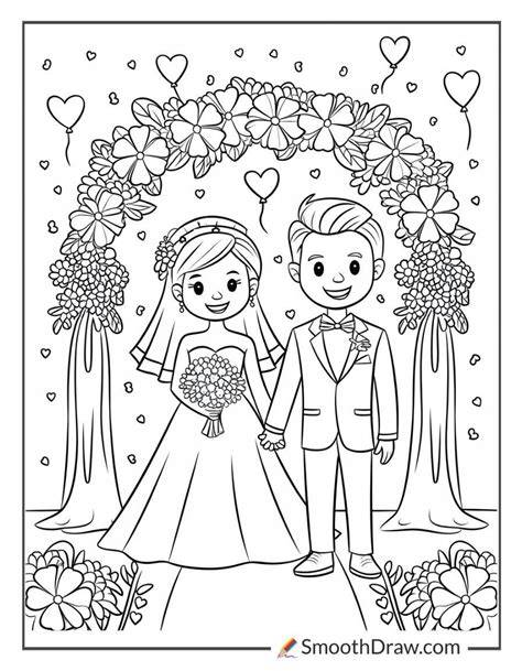 Free Wedding Printable Coloring Pages